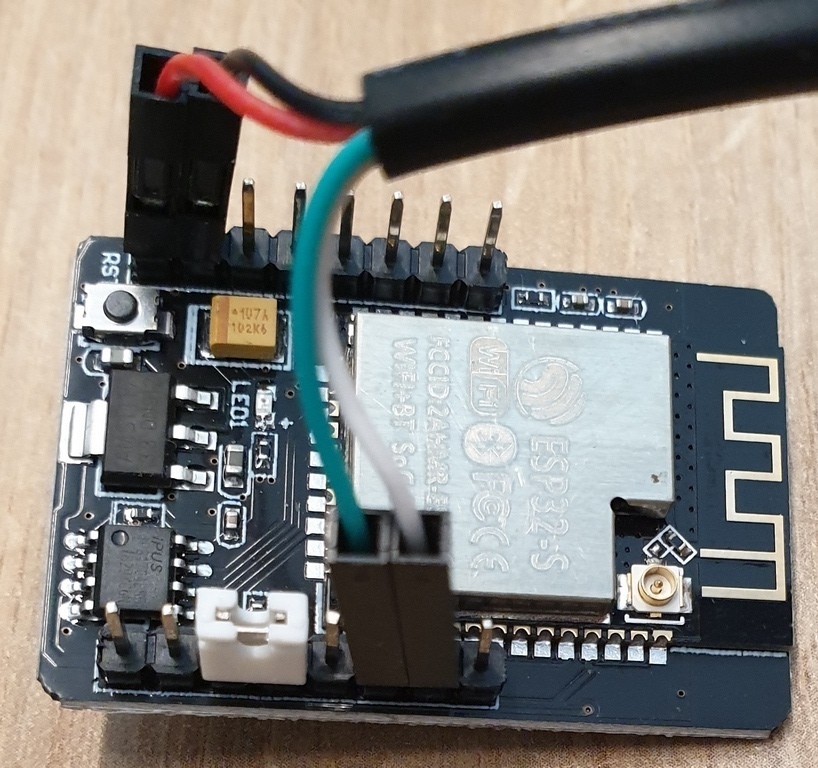 ESP32-CAM - Anschluß für Programmierung